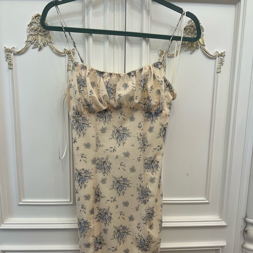 Cotton Candy LA floral mini dress